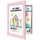 Americanflat 10x125 Kids Art Frame  Front Loading Picture Frame  Use as 85x11 Frame with Mat or 10x125 Frame Without Mat  My Mini Masterpiece  Holds 100 Artworks  Light Pink