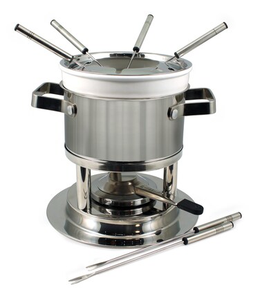 Swissmar Basel 3 in 1 Cheese Meat  Chocolate Fondue Set