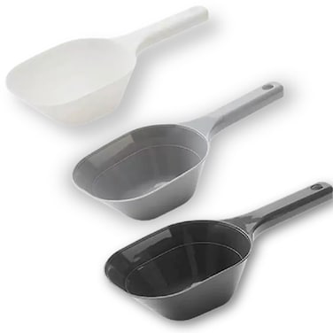 BueRallan 3PCS Dog Food Scoop 1 Cup Plastic Pet Food Scoop With Measuring Lines for Dogs Cats Birds and Rabbits