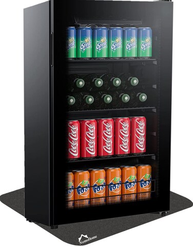 NemoHome Floor Mat For Fridge Under Washing Machine Pad Under Mini Refrigerator Freezer Protect From Appliance Leaks Water Spills absorbent Slip Resistant 31x31inch Medium