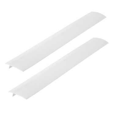 XZSUN Kitchen Silicone Stove Counter Gap Cover Stove Gap Filler Range Strips 2pcsBetween Oven and Countertop 25 Inch WhiteUK