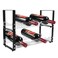 Countertop Wine Rack2Tier Display Wine Storage Shelves Free Standing 8 Bottle Transparent Acrylic Plastic Free Standing Wine Storage Shelf for Kitchen Bar Pantry Wine Cellar Basement Countertop