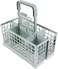 Qualtex Dishwasher Cutlery Silverware Basket Holder Grey 9 516 X 5 14 X 9 34 Inches