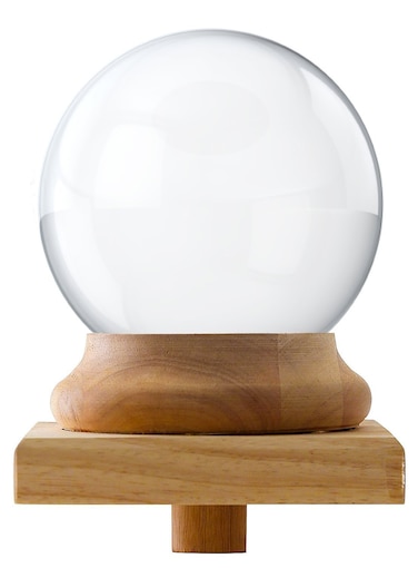 Amlong Crystal Newel Post Cap Final  Crystal Ball