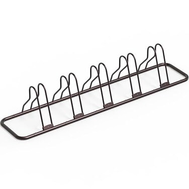 Simple Houseware 5 Bike Bicycle Floor Parking Adjustable Storage Stand Bronze