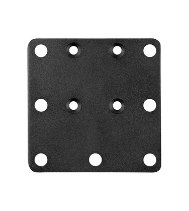 Arkon Mounts SP92AMPSPLATE Square Mounting Backer Plate Adapter with 4Hole AMPS DrillBase Pattern