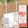 Home in Bold White OverTheDoor Mirror Hanger with Hanger Lips and with Protective EVA Lining  Over The Door Mirror Hooks for Perfect Height  Fit  Set of 2 Mirror Brackets