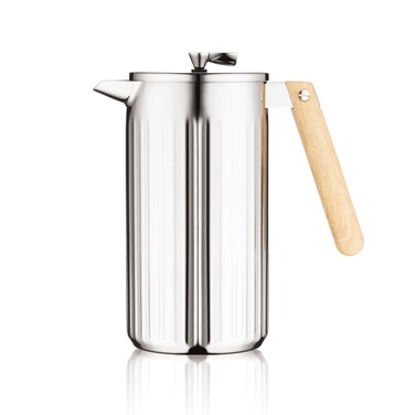 Bodum 12oz Douro Double Wall French Press Coffee Maker Polished Stainless Steel