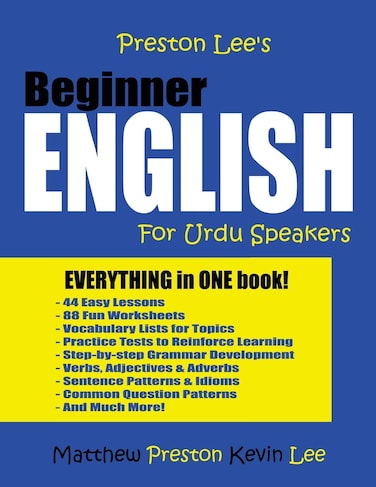 CREATESPACE Preston Lees Beginner English For Urdu Speakers