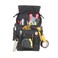 CLC Custom Leathercraft 1524 Ziptop Utility Pouch Medium Black 11 Pockets
