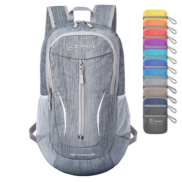 ZOMAKE Foldable Backpack Lightweight Packable 25 L Water Resistant Small Hiking Daypack Travel Bag Nylon Outdoor Sports Camping Rucksack Walking Trekking for Men Women Seniors