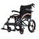 yuwell Magnesium Alloy Wheelchair 22lbs Lightweight Portable Travelling Transport Chair with HandBrakes 16 inch Wheels