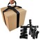 FKUMLUN Box Carrying Strap with HandleAdjustable Belt Cross Style Carry Straps Lift Carry and Secure Boxes Luggage Groceries and Heavy Objects Safely and Efficiently Black