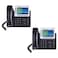 Grandstream GXP2140 4Line IP Phone 43 LCD PoE Bluetooth Bundle of 2