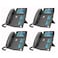 Fanvil IP Phone X6U HighEnd with 20 SIP Lines Dual Gigabit Port PoE Integrated 4Pack