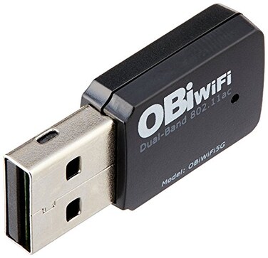 Obihai Technology OBIWIFI5G Obihai OBiWiFi5G 245GHz Wireless 80211AC Adapter for OBi200 OBi202 OBi1022 OBi1032 OBi1062 VoIP Phone and Device