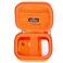 Tourmate Hard Case Compatible with FLEXTAILGEAR Portable Air Pump MP2 Pro Holder Case with Mesh Pocket for 5Pcs Nozzle and Accessories Orange Case Only