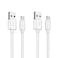 Qjin 65ft Micro USB Charging Cable for Kindle Oasis 10th Gen Kindle 10th Gen Kindle Paperwhite 7th Gen and Other MicroUSB Port Kindle EReaders 2 Pcs