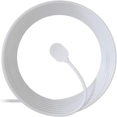 Arlo Outdoor Magnetic Charging Cable  Arlo Certified Accessory  25 ft Weather Resistant Connector Works with Arlo Pro 5S 2K Pro 4 Pro 3 Ultra 2 Ultra and Floodlight Cameras White  VMA5600C