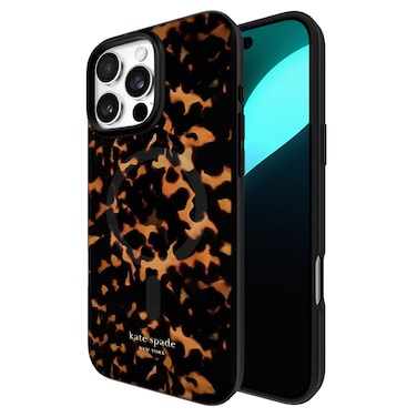 Kate Spade New York Casemate MagSafe Print Case for iPhone 16 Pro Max 69 2024 12Ft Drop Protection wAntiScratch Coating Raised Edges Fashion Case Wireless Charging  Tortoise
