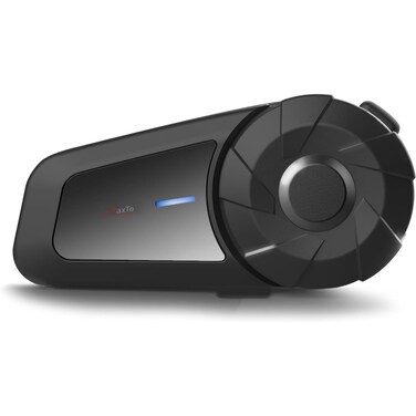 QSPORTPEAK Motorcycle Bluetooth Headset MX1 Universal Intercom Communication Systems Motorcycle Helmet Speaker for 2 RidersRange 800mHiFi Stereo SoundIP67 WaterproofCall Music Control 1 Pack