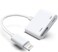 Supwell Apple Lightning to HDMI Adapter 1080P Digital Sync Screen Cable Audio AV Dongle with Charging Port for iPhone iPad iPod to TVProjectorMonitor MFi Certified Video Converter White1