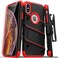 ZIZO Bolt Series for iPhone Xs Max case Military Grade Drop d with Tempered Glass Screen Protector Holster Kickstand Black RED