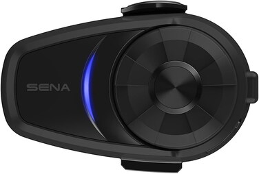 Sena 10S01D Motorcycle Bluetooth Headset Communication System Dual Pack Black