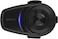 Sena 10S01D Motorcycle Bluetooth Headset Communication System Dual Pack Black