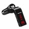 Bluetooth FM Transmitter for carTIANSHILI handsfree bluetooth receiver Car Kit with MicTF CardUSB DriveAUX Play for iPhoneiPad and Other Android PhonesBlack