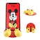 Disney Mickey Mouse Feet Cell Phone Holder with Bonus Decal Sticker Cell Phone Stand for Desk HomeOfficeUniversal Desk Phone Stand Compatible with AndroidiPhone and More Red Mickey Decal