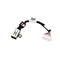 LeFix Replacement for DC in Power Jack Charging Port Socket Cable Dell XPS 15 9550 9560 9570 P56F Precision 5510 M5520 Series64TM0 064TM0 AAM00 DC30100X300 DC30100X200