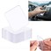 Ywhomal Traceless Super Sticky Gel Pads AntiSlip Double Sided Gripping Pads for Auto Car Home Cell Phone Glass Photo Holder with Easy Remove Washable Reusable Design Pack of 10 Transparent