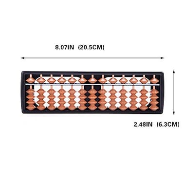 THY COLLECTIBLES 13 Digit Rods Standard Abacus Soroban Chinese Japanese Calculator Counting Tool 8 by