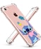 STSNano Case for iPod Touch 567 Fashion Cute Cartoon Soft TPU Silicone Cover Love Stch Design Fun Clear Funny Protective Skin Slim Fit UltraThin Shockproof Teens Kids Cases for iPod Touch 765