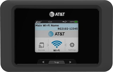 Generic Franklin A50 5G  WiFi 6  Removable 5000 mAh Battery  24 Display  Qualcomm SDX62  ATT PREPAID Hotspot