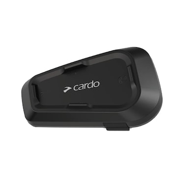 Cardo Spirit HD Motorcycle Bluetooth Communication Headset  Black Single Pack