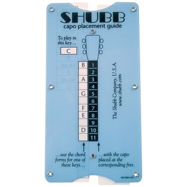 Shubb GT10 Transposing Guide