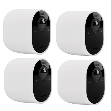 PowerTrust Silicone Skins for Arlo Ultra Camera 4 Pack Protective Case Cover White