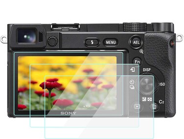 WH1916 A6600 Screen Protector for Sony Alpha a6600 a6400 a6300 a6100 a6000 Tempered Glass Touch Screen Protective Films Cover 3 Packs