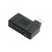 Cablecc 90 Degree Right Angled Micro USB 20 OTG Host Adapter with USB Power for Galaxy S3 S4 S5 Note2 Note3 Cell Phone  Tablet