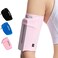 HiRui Running Armband Sleeve Universal Sports Armband Cell Phone Holder Armband for Exercise Workout Compatible with iPhone 1414PlusPro iPhone 131211 Samsung Galaxy All Phones S Pink