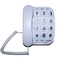 MegFong MF11W Extra Large Button Phone for Elderly Senior Amplified Corded Phone with Loud Handsfree Speakerphone Perfect for Hearing Impaired