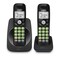 VTech New VG13121 DECT 60 2Handset Cordless Phone  Bluetooth Connection BlueWhite Display Big Buttons Full Duplex Speakerphone Caller ID Easy Wall Mount 1000ft Range Black