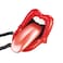 TelPal Landline Phones for Home Red Mouth Telephone Novelty Big Tongue Phone Wired Funny Lip Phone Gift Cartoon Shaped Real Corded Lips Telephone Set
