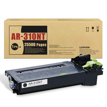 LOVPAIN AR310NT AR310NT Black Toner Cartridge 1 Pack  Compatible Toner Replacement for Sharp AR 310NT AR M208 M236 M237 M256 M257 M276 M277 M316 M317 M318 215 235 275 5625 5631 Printer