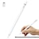 KECOW Active Stylus Pen WhiteBlack 145mm fine Tip for iPad Apple iPhone Samsung Tablets on iOS and Android Capacitive Touchscreen TakeNote HandWritten Draw no lags SkippingRechargeable KECOW