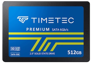 Timetec 512GB SSD 3D NAND SATA III 6Gbs 25 Inch 7mm 028 400TBW Read Speed Up to 530 MBs SLC Cache Performance Boost Internal Solid State Drive for PC Computer Desktop and Laptop 512GB