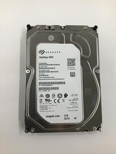 Seagate BarraCuda Internal Hard Drive 2TB SATA 6Gbs 256MB Cache 35Inch ST2000DM008