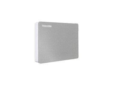 Toshiba Canvio Flex 4TB Portable External Hard Drive USBC USB 30 Silver for PC Mac  Tablet  HDTX140XSCCA